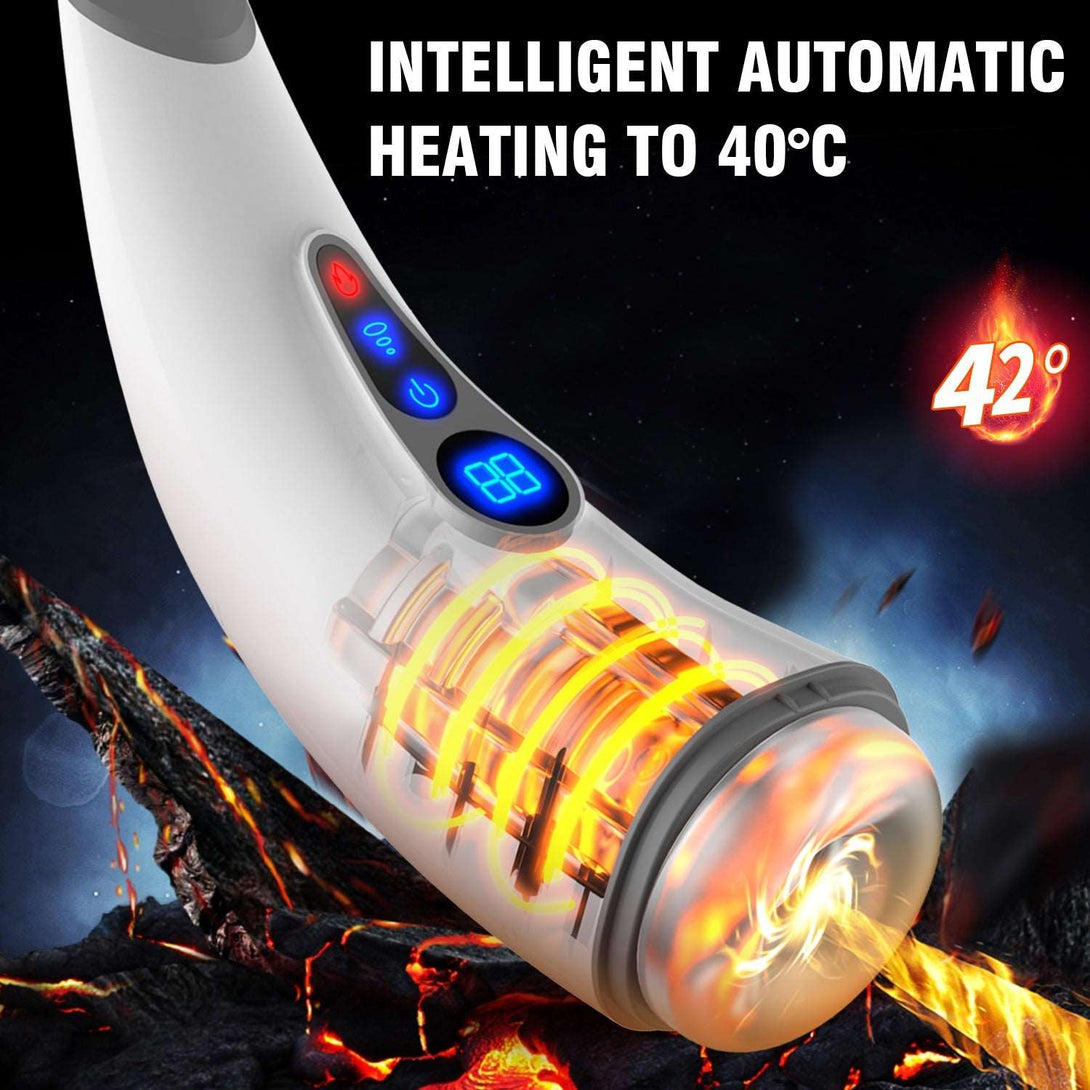 007 PRO 9-Frequency Suction 9-Frequency Vibration Heating and Sound-Enabled Male Masturbator Lurevibes