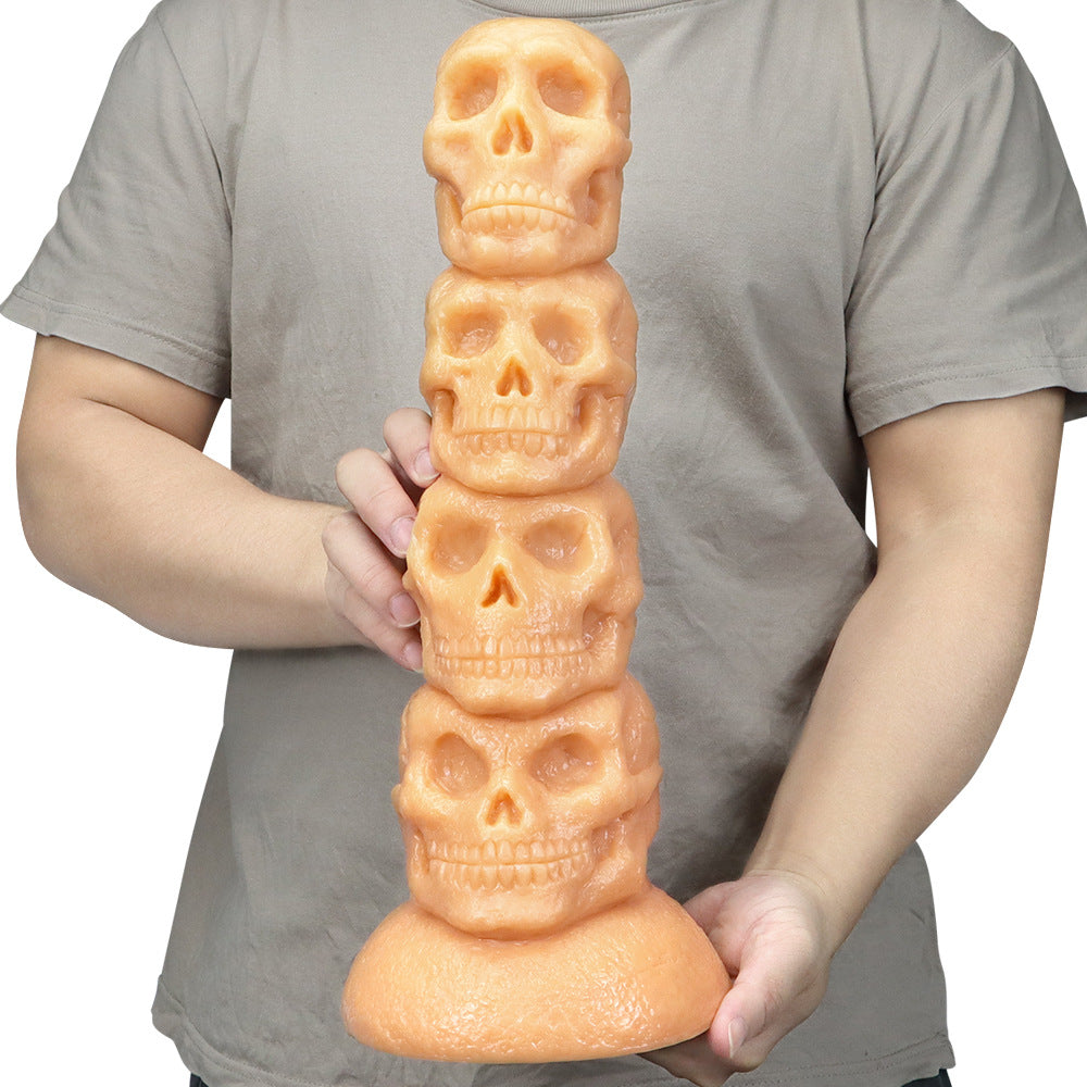 12.3 Inch Skull Giant Butt Plug Huge Dildo Lurevibes