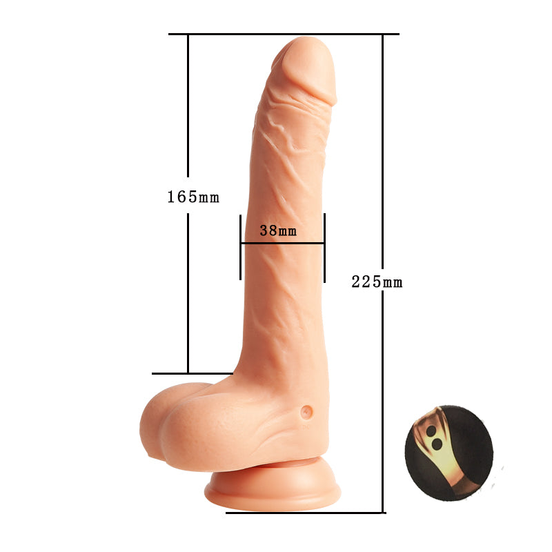 Lurevibes - Telescopic Swing 8 Frequency Vibration Wireless Remote Control Waterproof Dildo Lurevibes