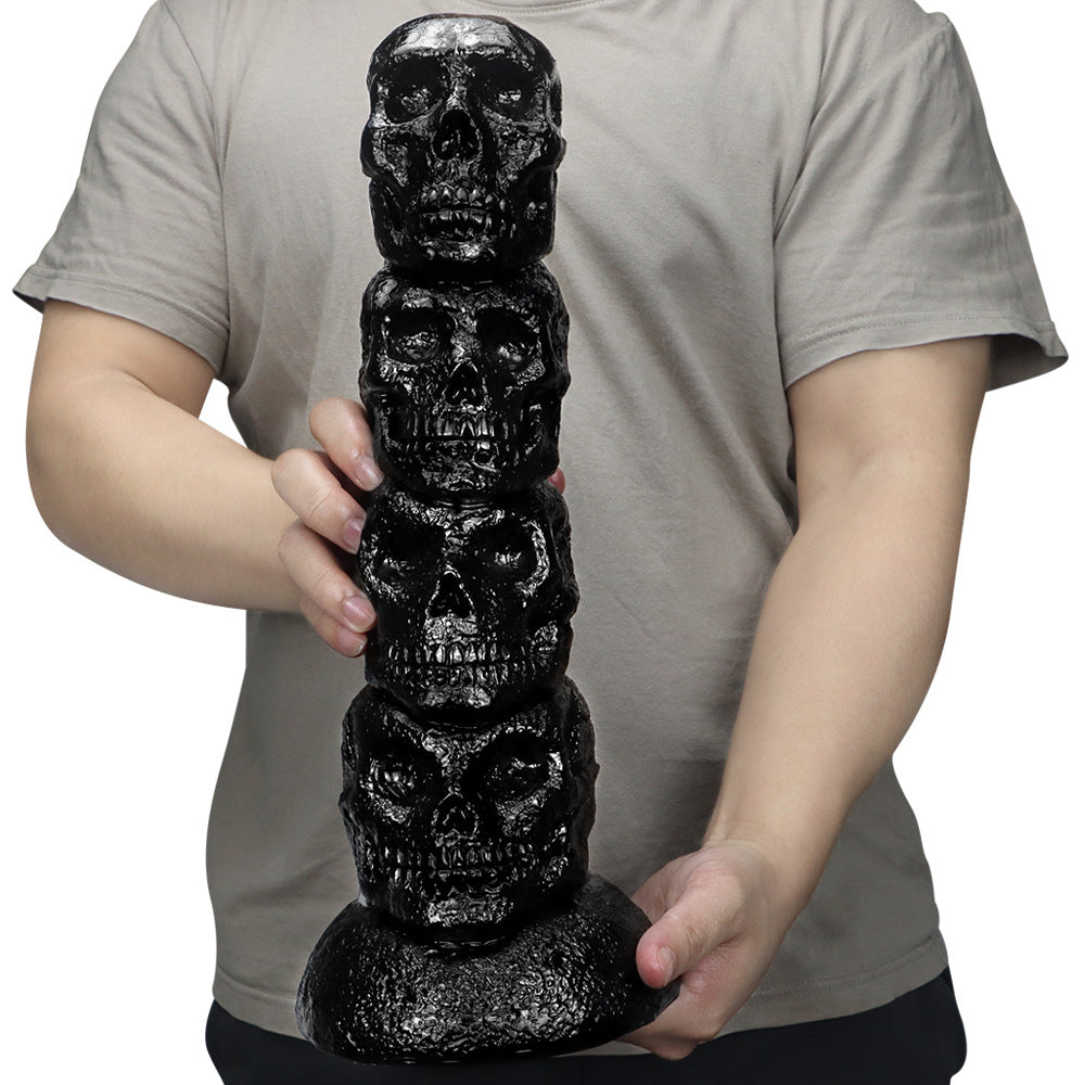 12.3 Inch Skull Giant Butt Plug Huge Dildo Lurevibes