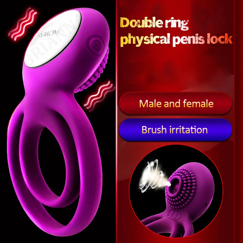 Lurevibes - Male Cock Masturbation Vibrating Penis Ring Lurevibes