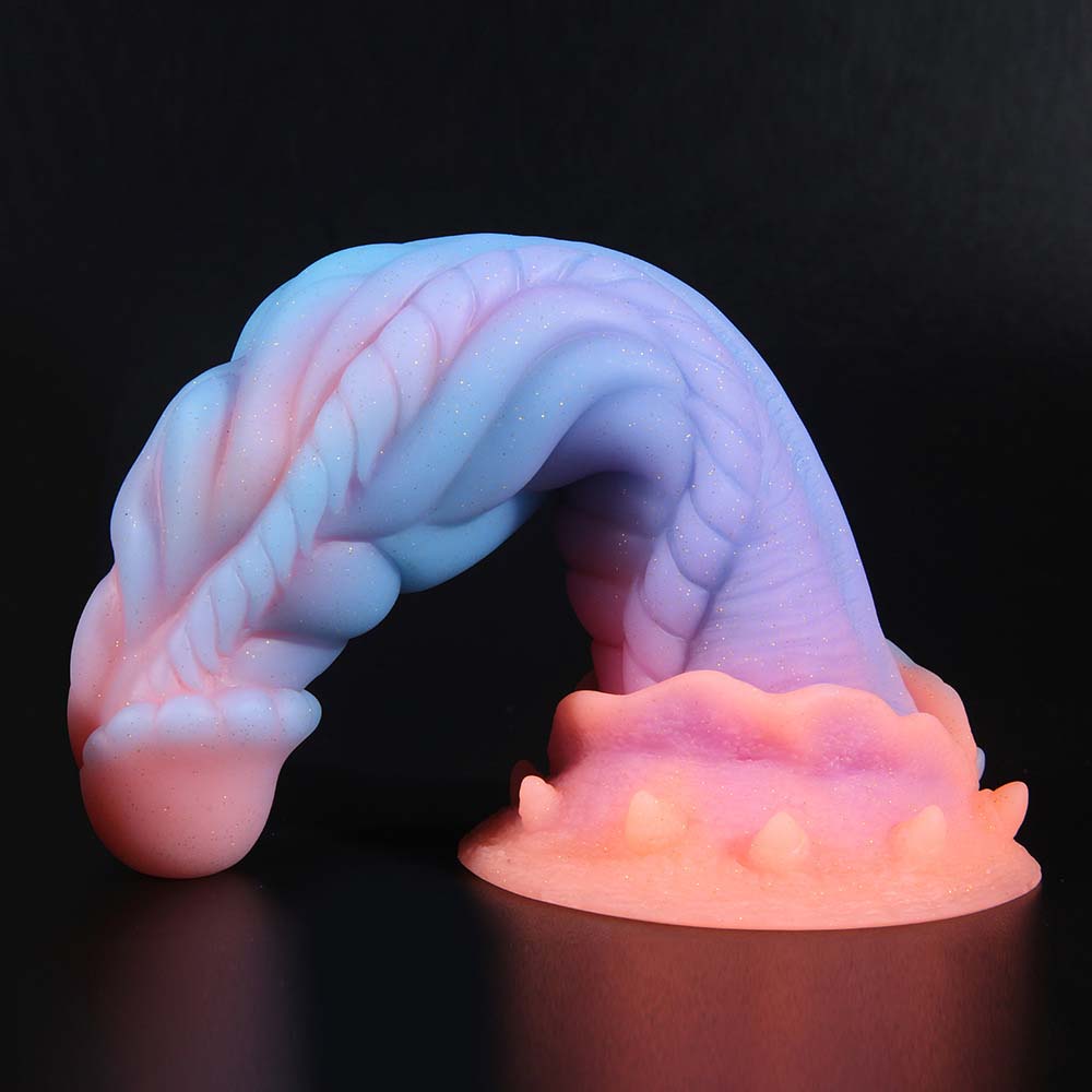 Fluorescent Silicone Butt Plug Dildo Lurevibes