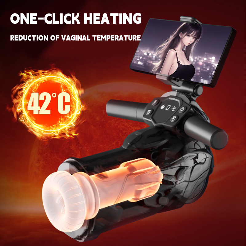 Motorcycle Male Maturbator With Telescopic Vibration Sucking Heating Function Lurevibes