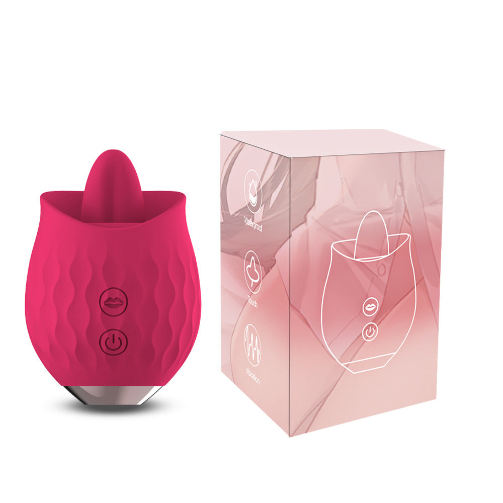 Lurevibes -Rose Toy Vibrator For Wome Clitoral Tongue Licking Vibrator Lurevibes