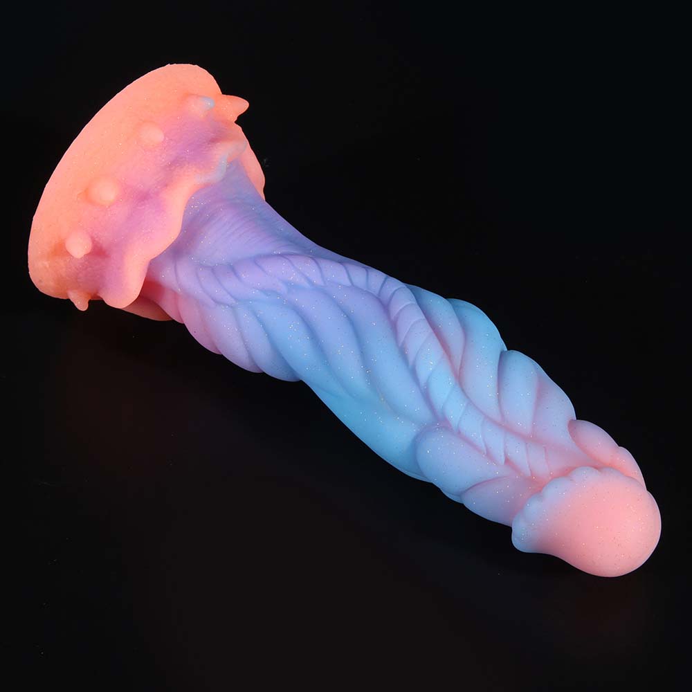 Fluorescent Silicone Butt Plug Dildo Lurevibes