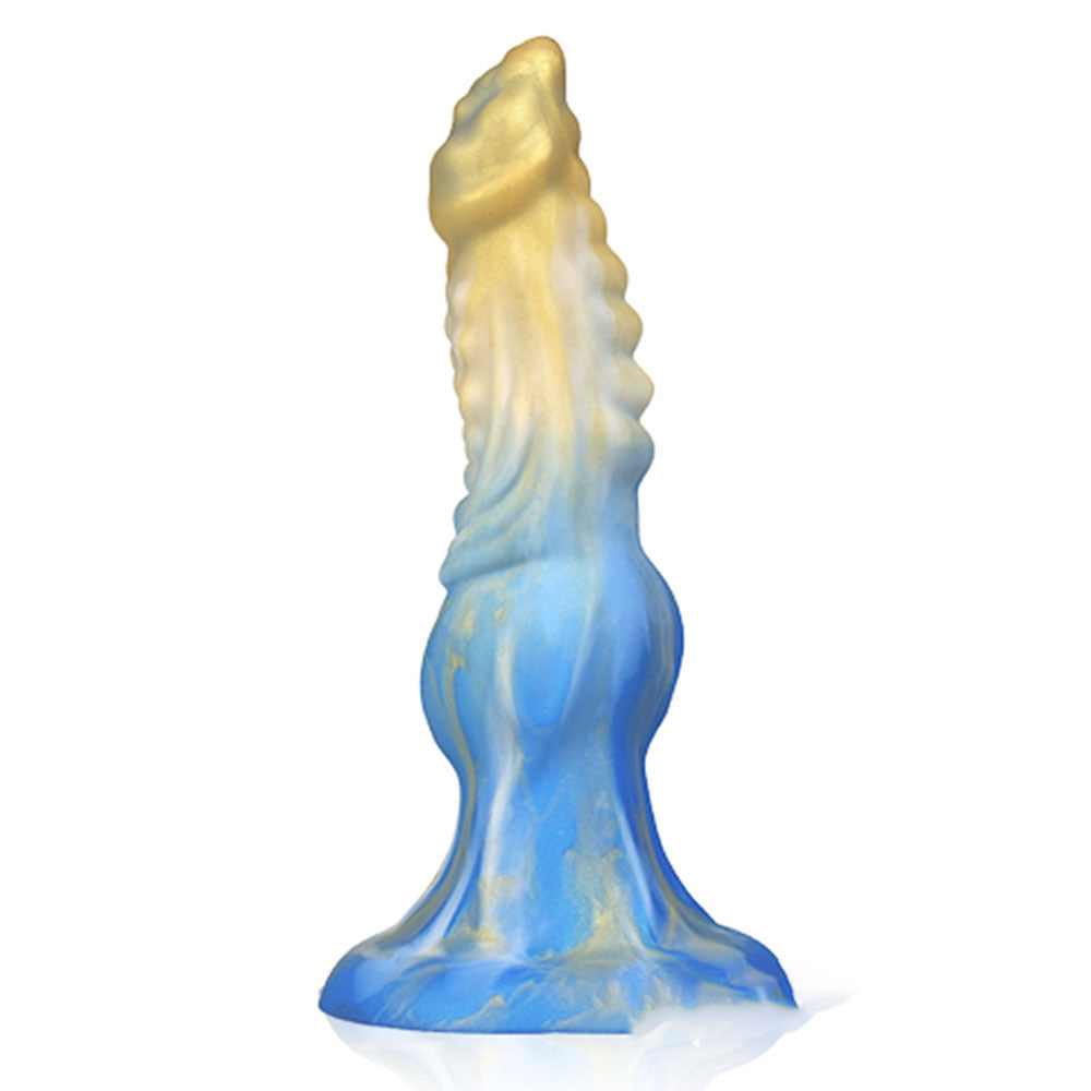 Alien Dildo Mixed Color Liquid Silicone Allovers Dildo Sex Toys Lurevibes