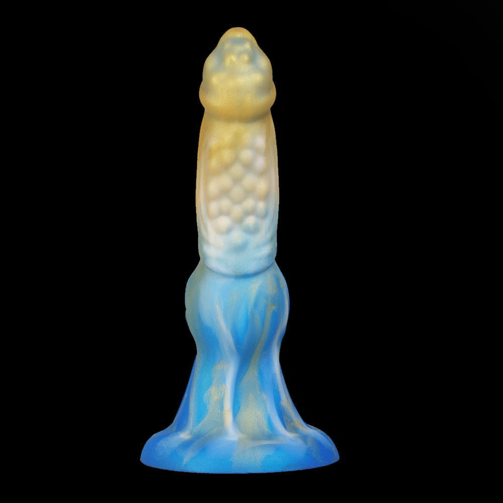 Alien Dildo Mixed Color Liquid Silicone Allovers Dildo Sex Toys Lurevibes