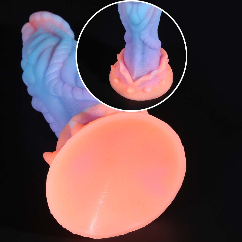 Fluorescent Silicone Butt Plug Dildo Lurevibes