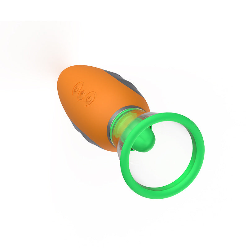 Lurevibes - Carrot Vibrator Female Masturbator Vibration Av Automatic Heating Sucking Tongue Licker Pluggable Lurevibes