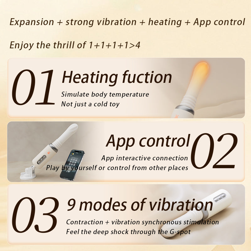 WOWYES App Controlled Handsfree Dildo Machine Female Masturbation Lurevibes