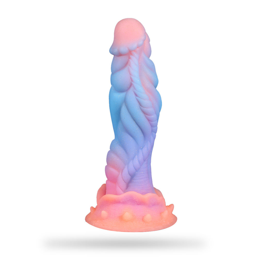 Fluorescent Silicone Butt Plug Dildo Lurevibes