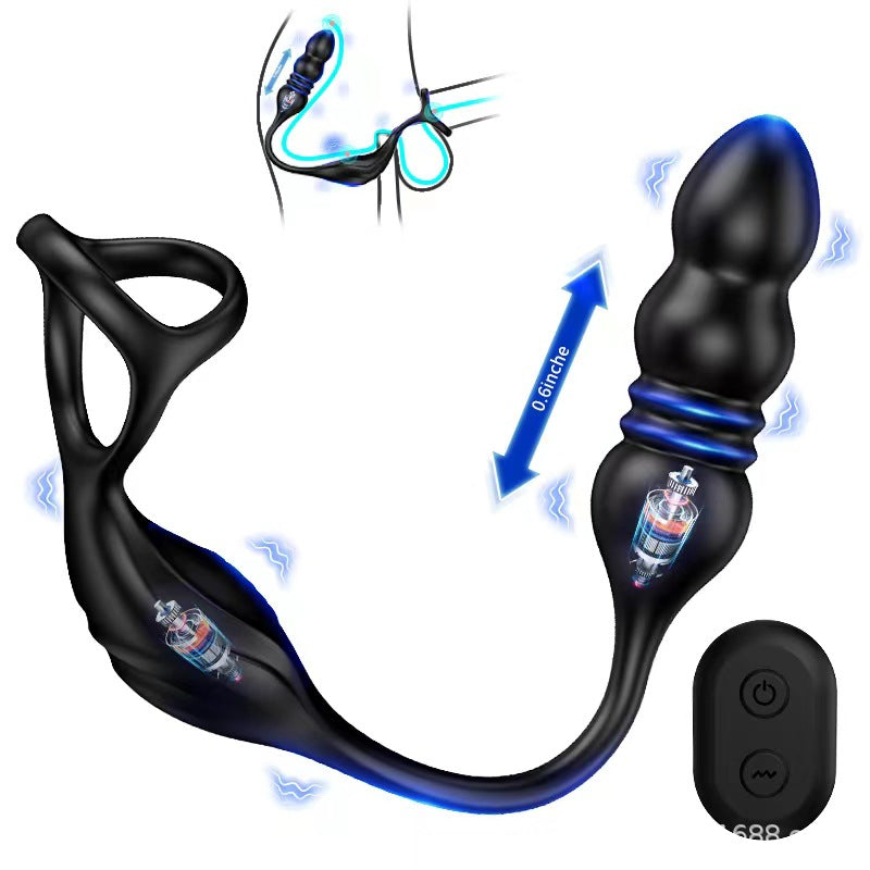 Anal Plug Vibrating Penis Ring Anal Beads Prostate Massager Vibrator Anal Toys Lurevibes