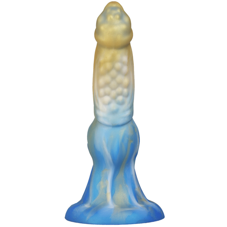 Alien Dildo Mixed Color Liquid Silicone Allovers Dildo Sex Toys Lurevibes