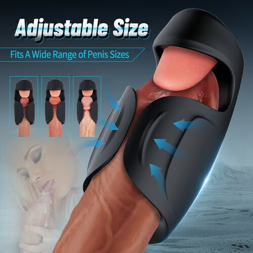 Lurevibes - Explorer: Licking Vibrating 2 in 1 Male Penis Vibrators Lurevibes