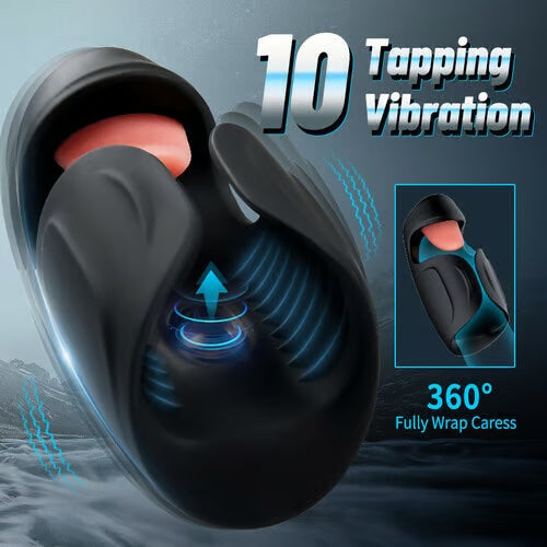 Lurevibes - Explorer: Licking Vibrating 2 in 1 Male Penis Vibrators Lurevibes