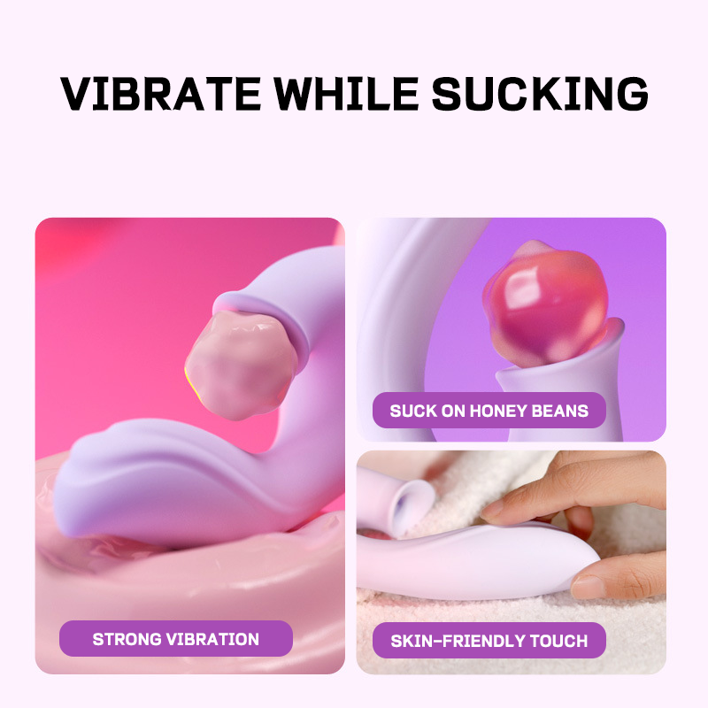 Sucking & Vibrating Massage Stick Night Light Lurevibes