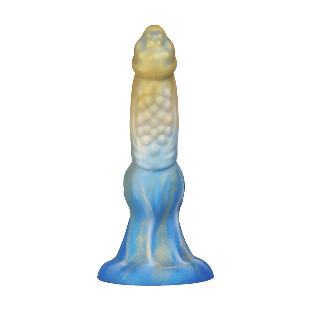 Alien Dildo Mixed Color Liquid Silicone Allovers Dildo Sex Toys Lurevibes