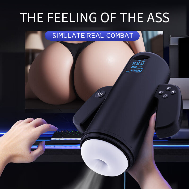 E-Sports Cup Telescopic Sucking Vibrating Heating Masturbation Cup Lurevibes