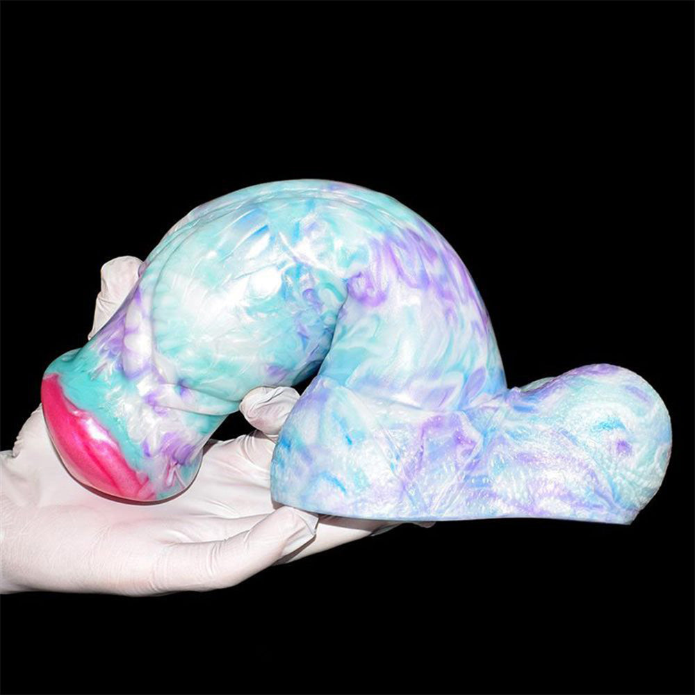 Colorful Soft Mushroom Head Silicone Artificial Dildo Lurevibes