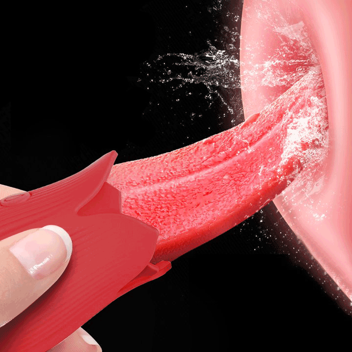 Lurevibes - Upgraded Rose - 20 Frequency Tongue Licking Vibrator Lurevibes