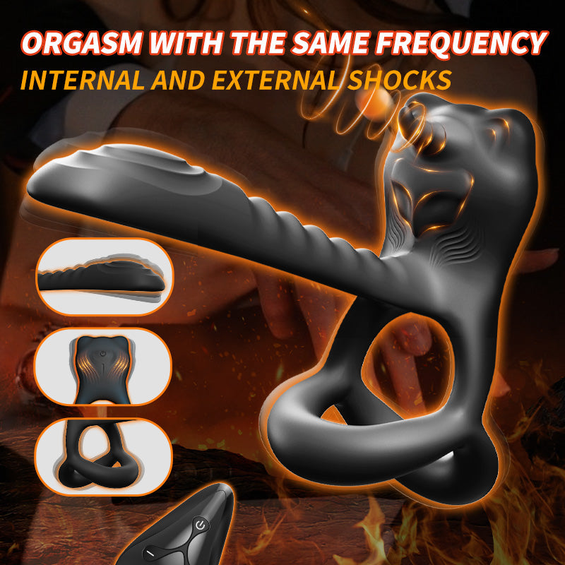 Lurevibe - Bull Demon King Anal Toy Vibrator Male Prostate Massager Delay Ejaculation Lurevibes