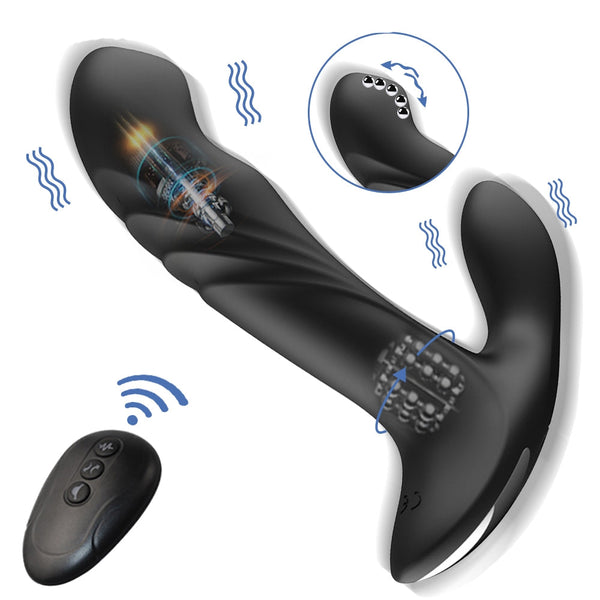 Wireless Remote Control 7 Frequency Vibrating Prostate Massager Lurevibes