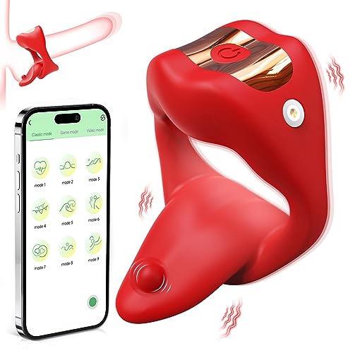 Lurevibes - Penis Ring Tongue Design with 9 Vibration Modes Lurevibes