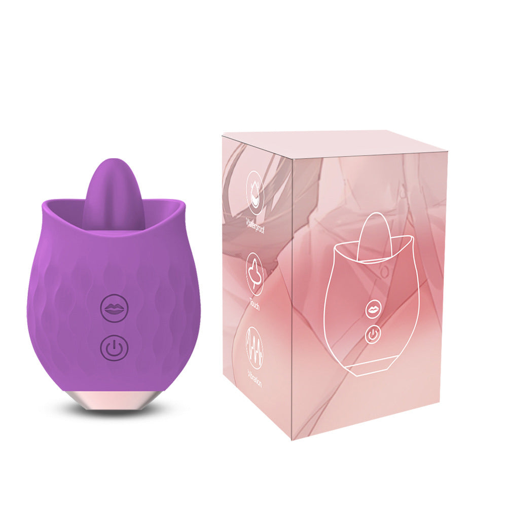 Lurevibes -Rose Toy Vibrator For Wome Clitoral Tongue Licking Vibrator Lurevibes