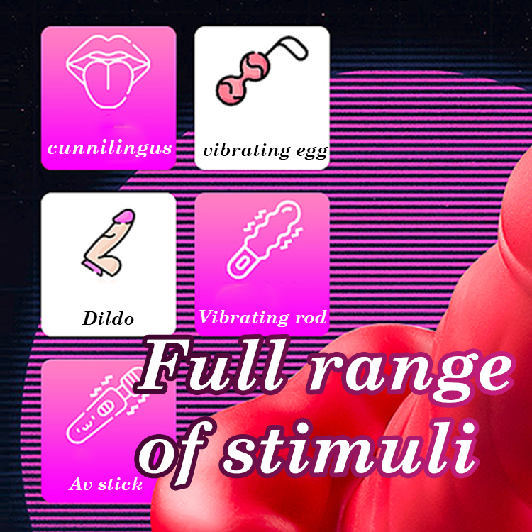 Lurevibes 360° Rotating Bead Telescopic Masturbation Vibrator Lurevibes