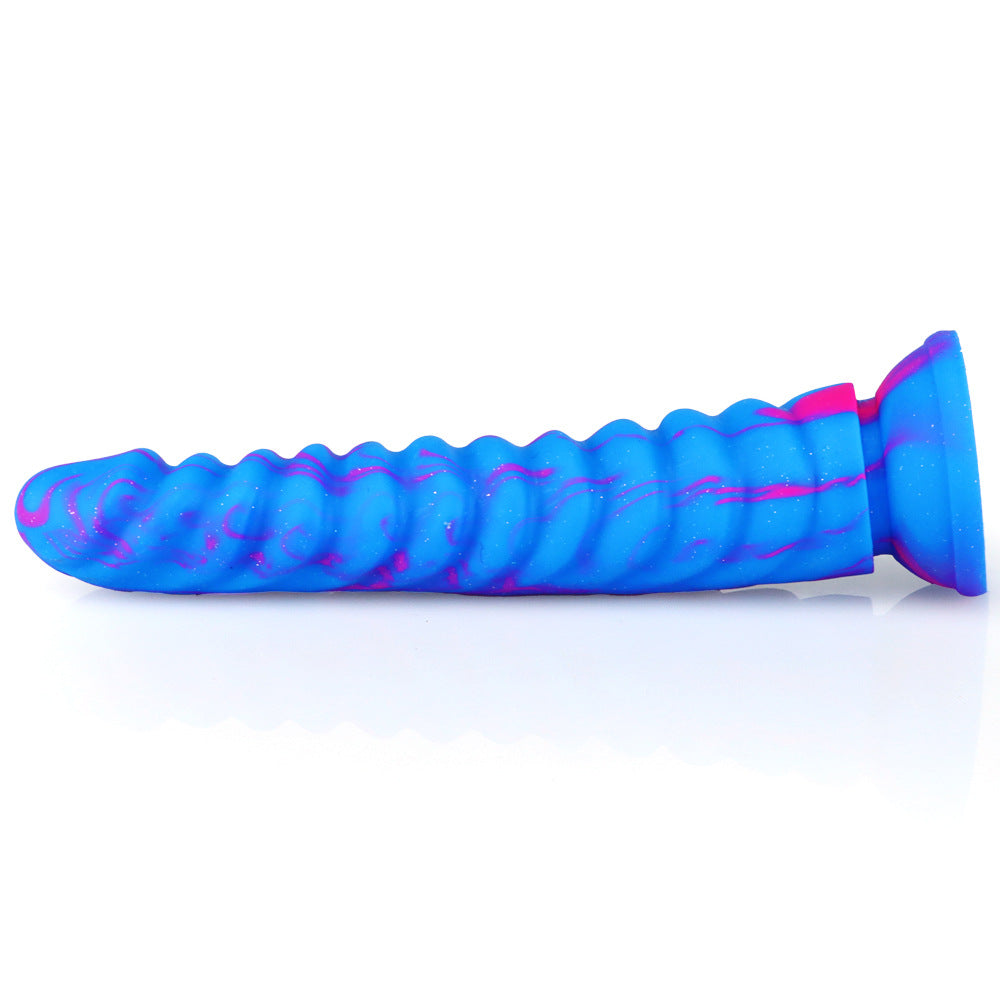 8.5 Inch Dragon Scale Silicone Dildo Lurevibes