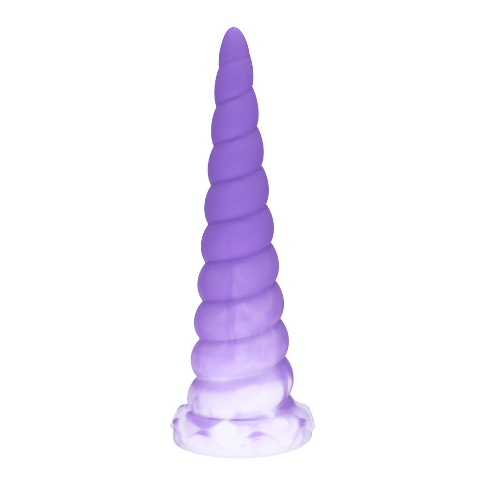 Gradual 7.08 Inch Pyramid Silicone Dildo Anal Toy Lurevibes