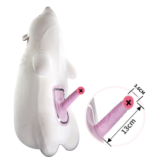 Polar Bear Pillow Remote Sex Machine – Discreet & Compact