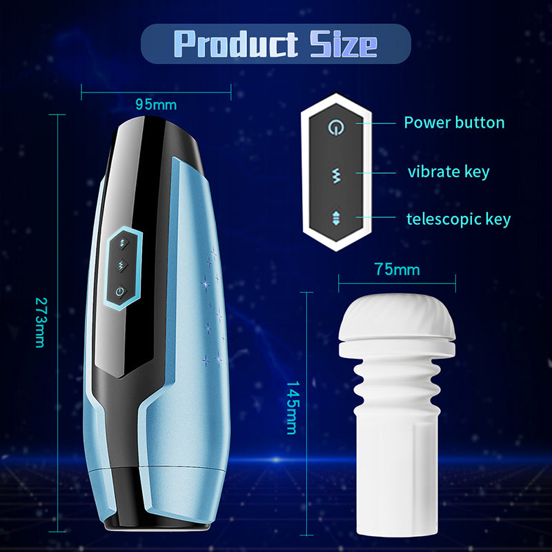 Lurevibes - 5-Frequency Suction Male Aircraft Cup Lurevibes