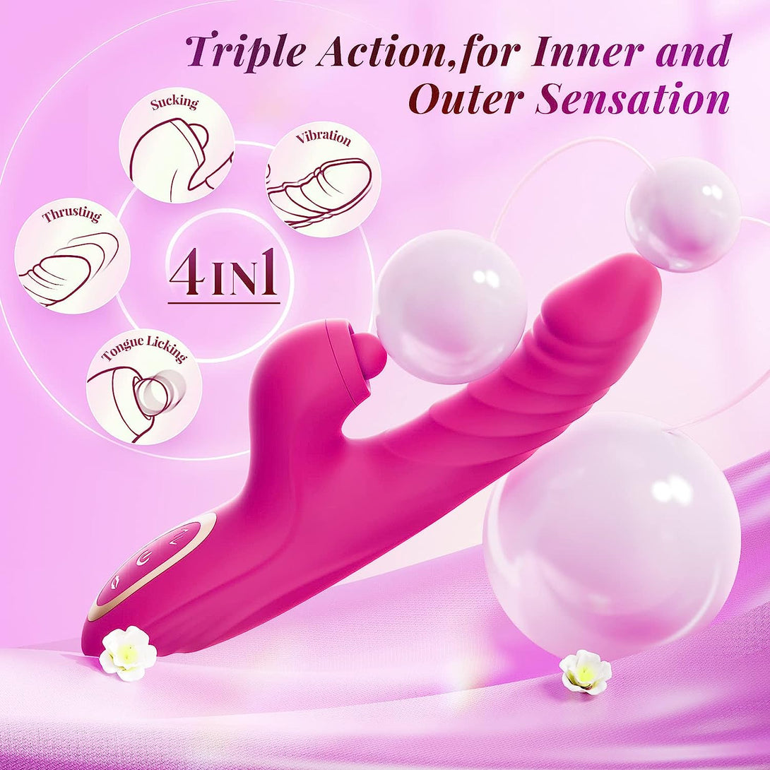 Thrusting Dildo Rabbit Vibrator G-spot Vibrator for Women Lurevibes