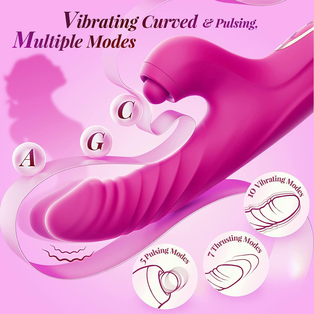 Thrusting Dildo Rabbit Vibrator G-spot Vibrator for Women Lurevibes