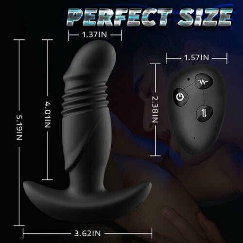 Lurevibes - JOAIDA Prostate Massager with APP-remote control 3 Thrusts & 9 Vibrations Lurevibes