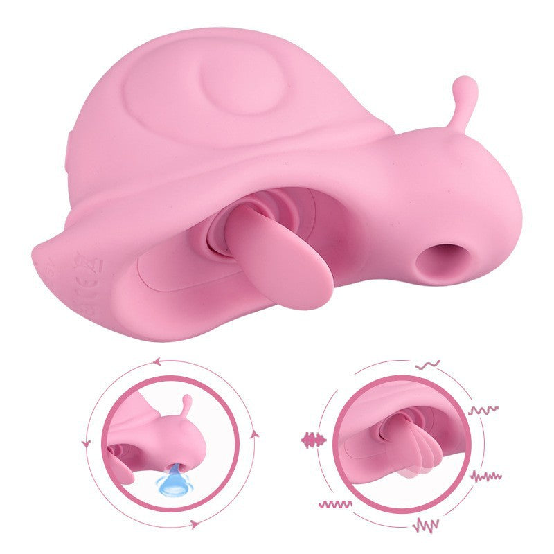 Lurevibes - Snail Sucking Egg Skipping Female Masturbator Tongue Licking Vibration Three In One Lurevibes