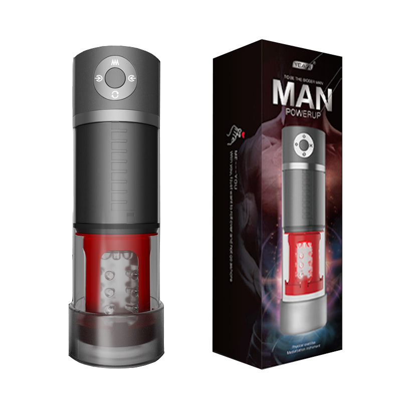 Lurevibes - Male Automatic Telescopic Rotation Masturbation Cup Lurevibes