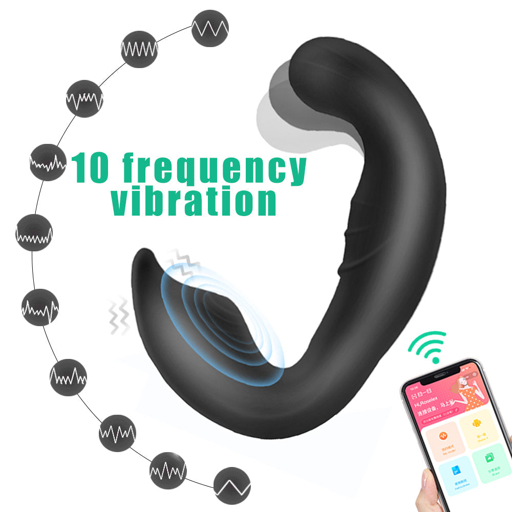 Prostate Massager App Remote Mobile Phone Remote Control Vestibular Artifact Strong Shock Button Lurevibes