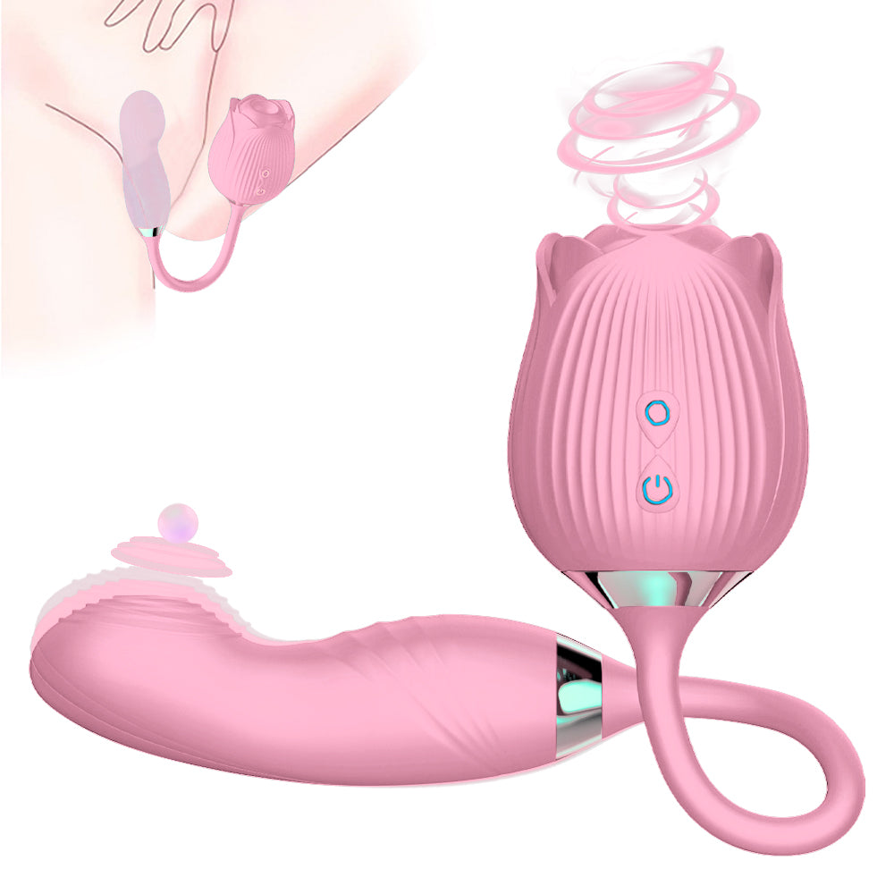 Lurevibes - Rose Vibrator Clitoris Stimulator Lurevibes