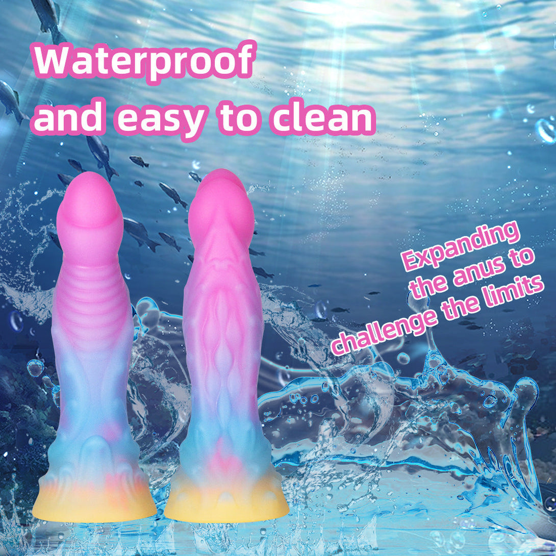 6.4 Inches Super Soft Luminous Fantasy Dildo Lurevibes