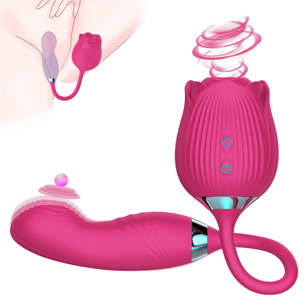 Lurevibes - Rose Vibrator Clitoris Stimulator Lurevibes