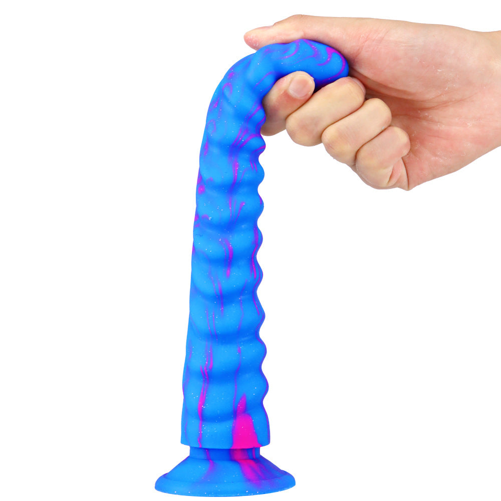 8.5 Inch Dragon Scale Silicone Dildo Lurevibes