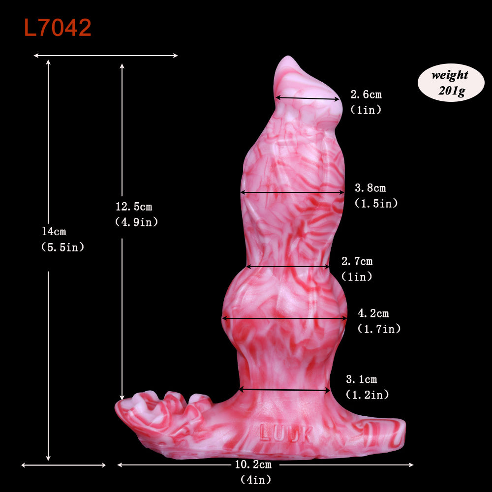 Remote Control Vibrating Dildo Clit Stimulate Anal Plug Lurevibes