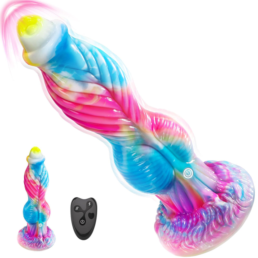 Phoenix 7 Thrusting Vibrating Big Sucker Monster Dildo 10.23 Inch Lurevibes