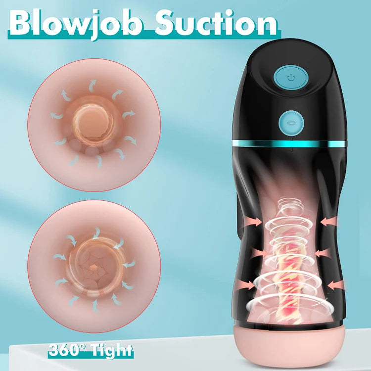 Lurevibes Automatic Sucking Male Masturbators Upgraded 7 Vibration & Suction Lurevibes