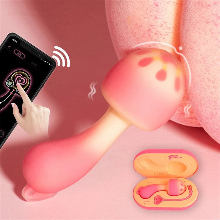 Lurevibes - Sunset Mushroom Vibrator G Spot Clitoris Vibrator With Charging Warehouse Lurevibes