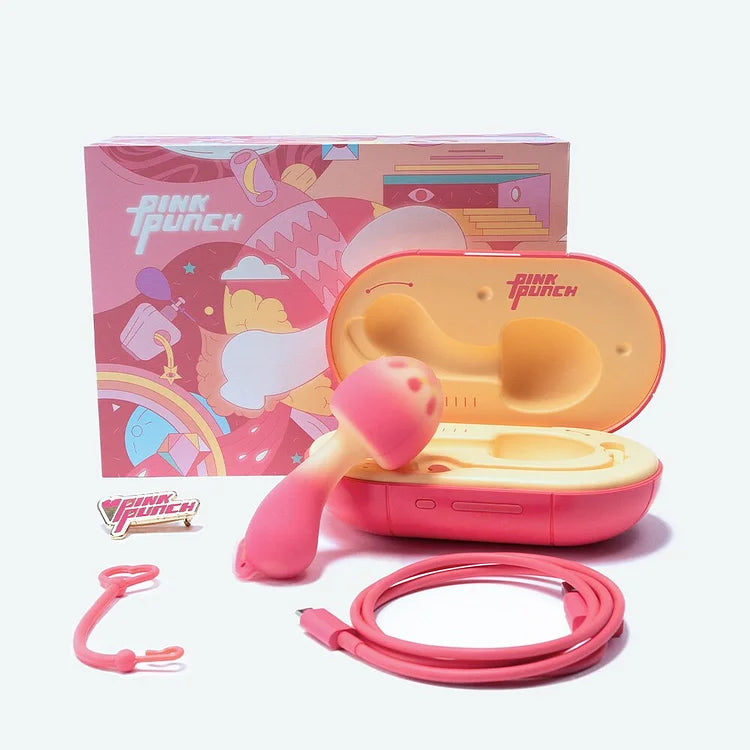 Lurevibes - Sunset Mushroom Vibrator G Spot Clitoris Vibrator With Charging Warehouse Lurevibes