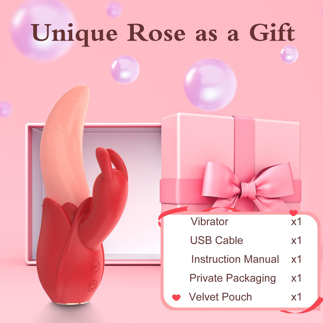 Lurevibes- Rose Rabbit Vibrator for Women Lurevibes