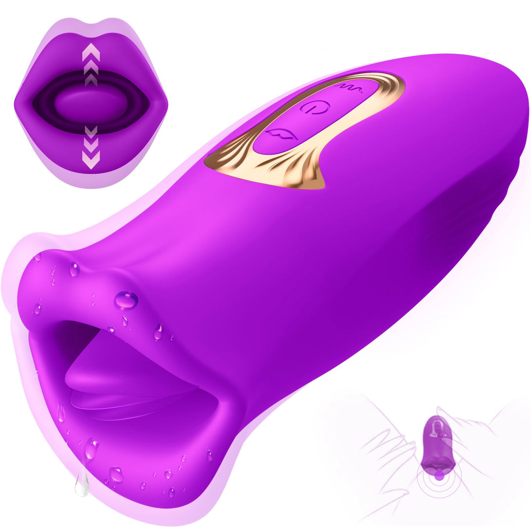 Lurevibes- Rose Muncher 10 Biting & 10 Vibrating Modes Stimulate Nipple Clitoral Women Vibrator Lurevibes